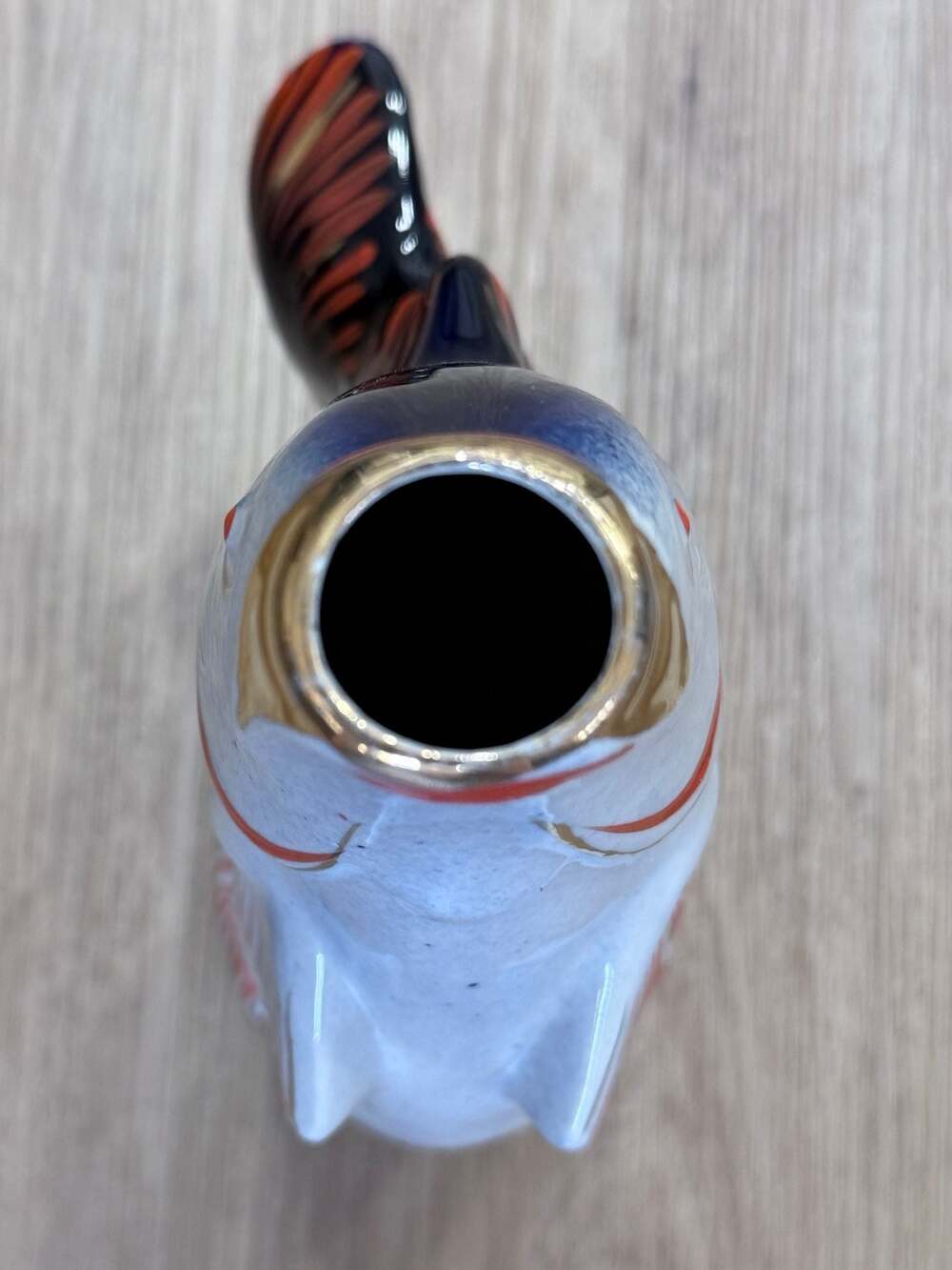Vintage Soviet Porcelain Fish Decanter - Picture 5 of 8